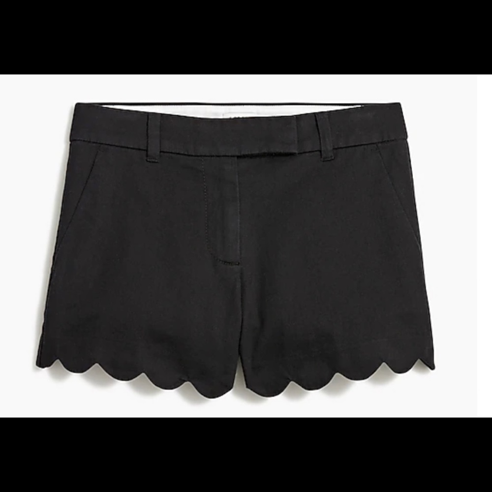 Two pairs of JCrew Scallop Shorts!Cotton.
Zip fly.
4" inseam.